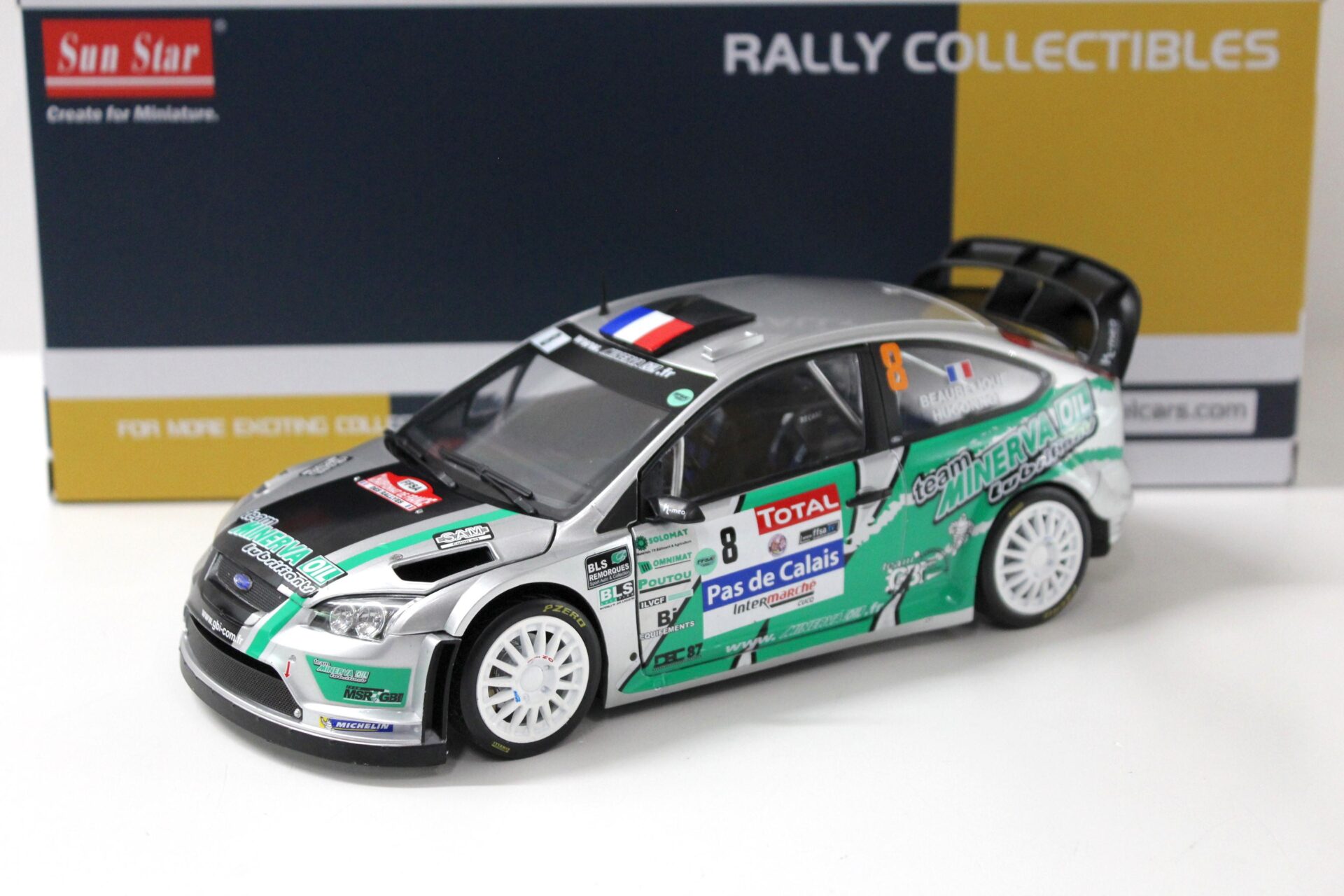 ID 43052 orig.jpg 1:18 SunStar Ford Focus RS WRC08 Rallye du Touquet 2012 Hugonnot #8