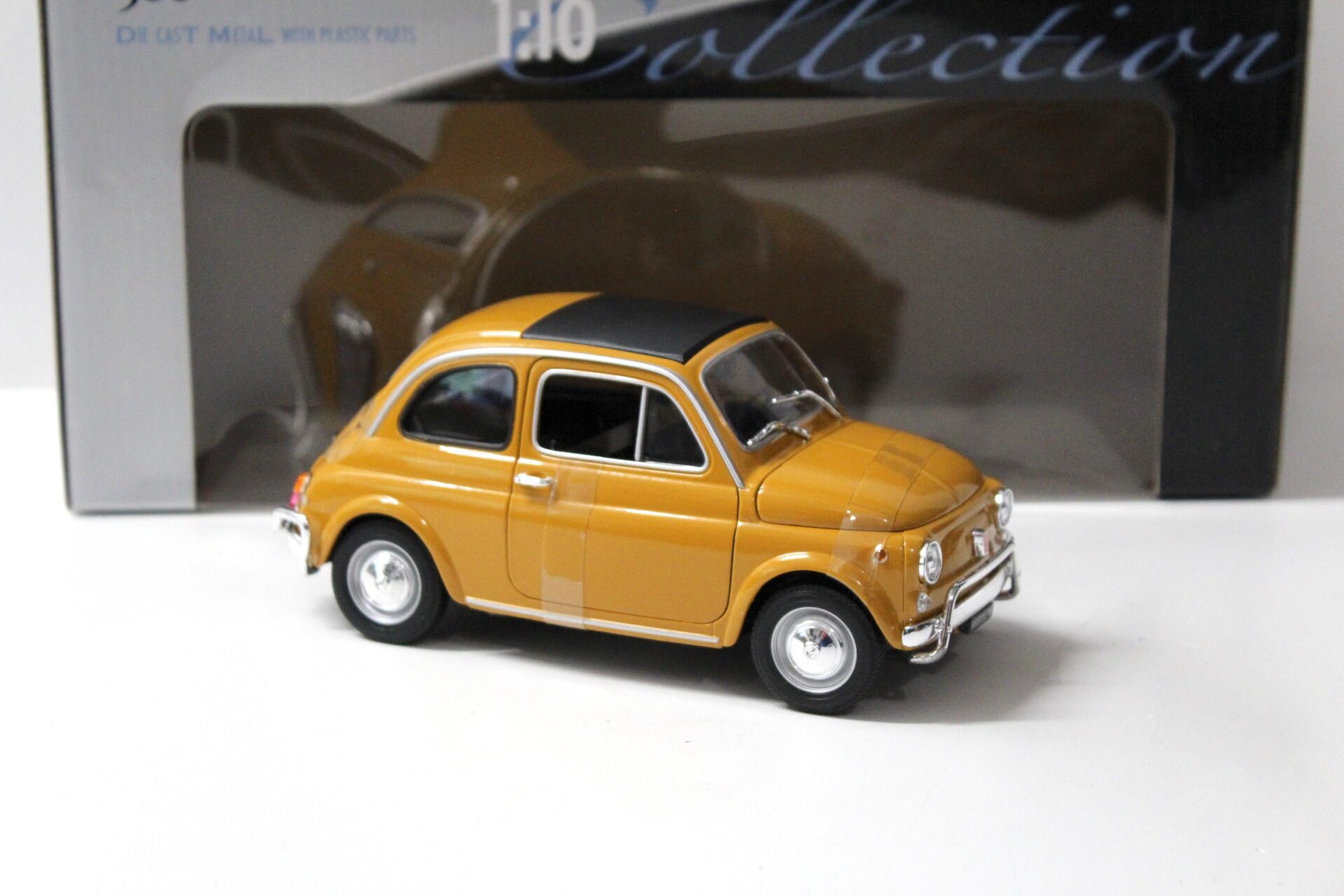 1:18 Welly 1957 Fiat Nuova 500 ocker yellow