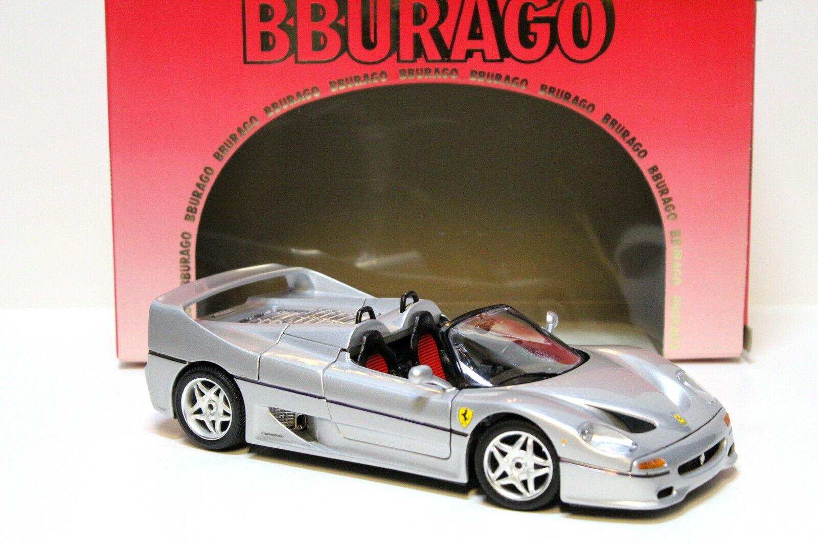 1:18 Bburago Ferrari F50 silver *FERRARI BOX*
