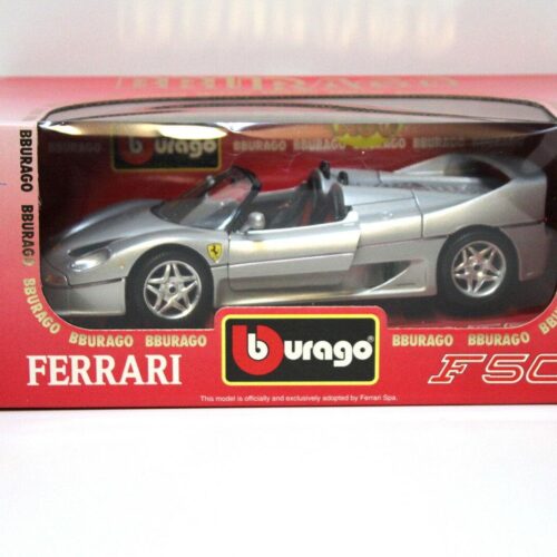 1:18 Bburago Ferrari F50 silver *FERRARI BOX*
