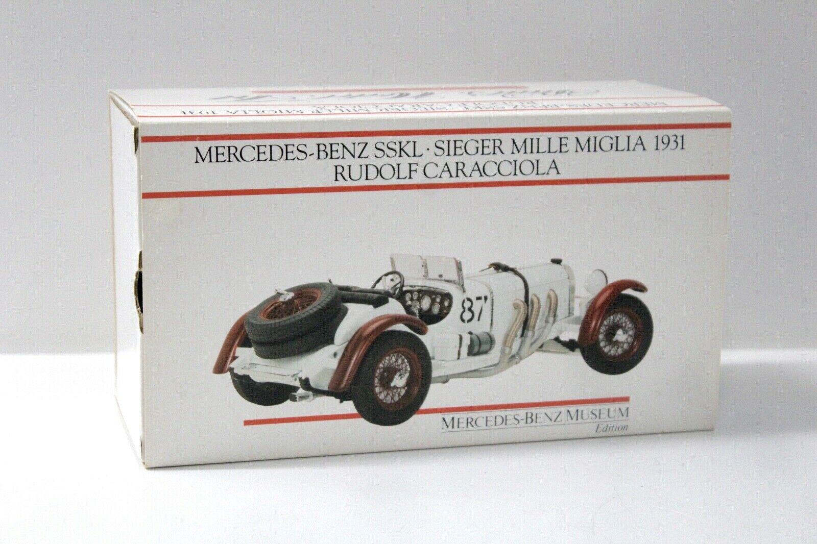 1:24 Minichamps Mercedes SSKL Mille Miglia Caracciola