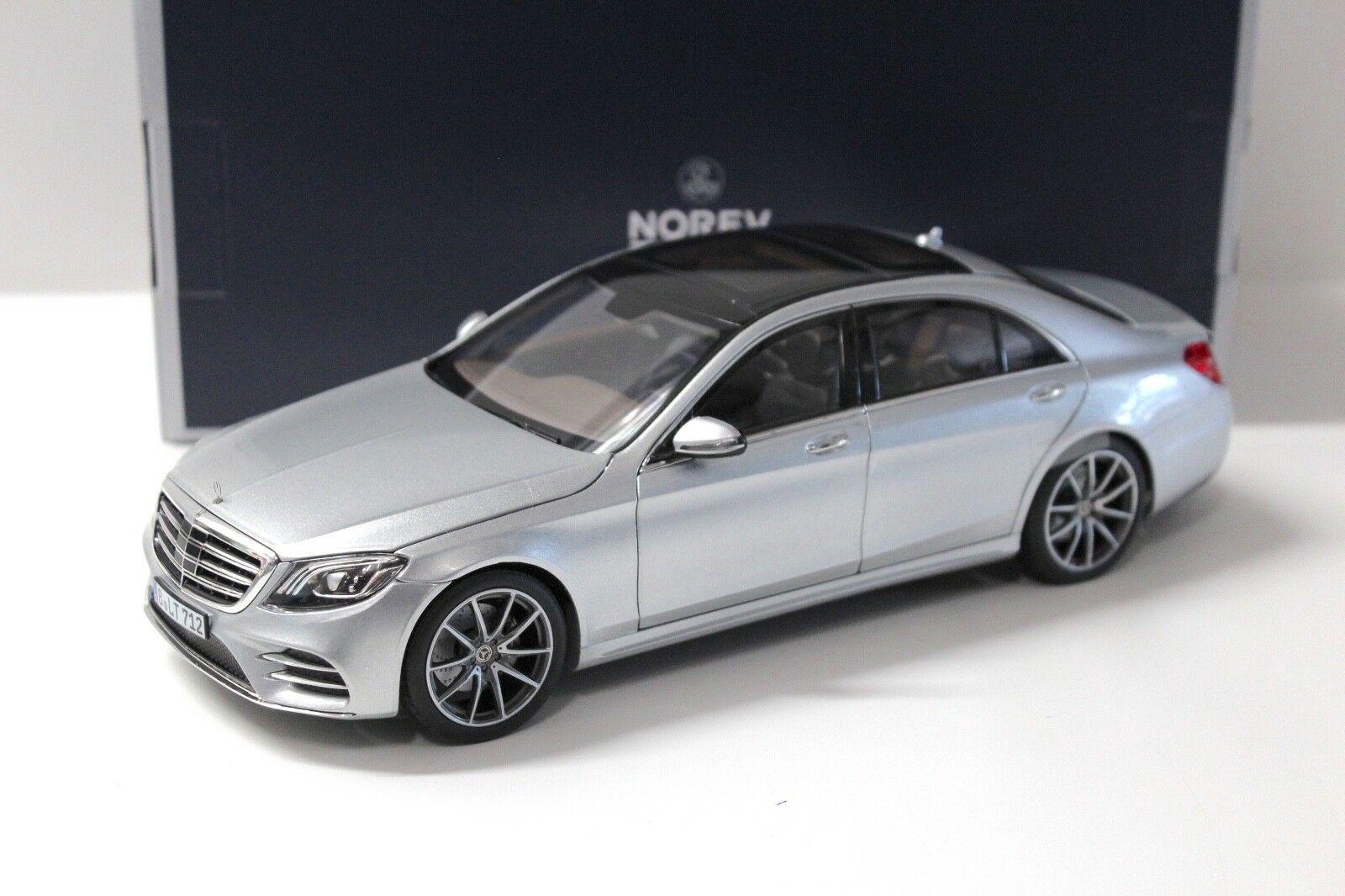 ID 44632 orig.jpg 1:18 Norev Mercedes S-Klasse AMG-Line Limousine 2018 silver