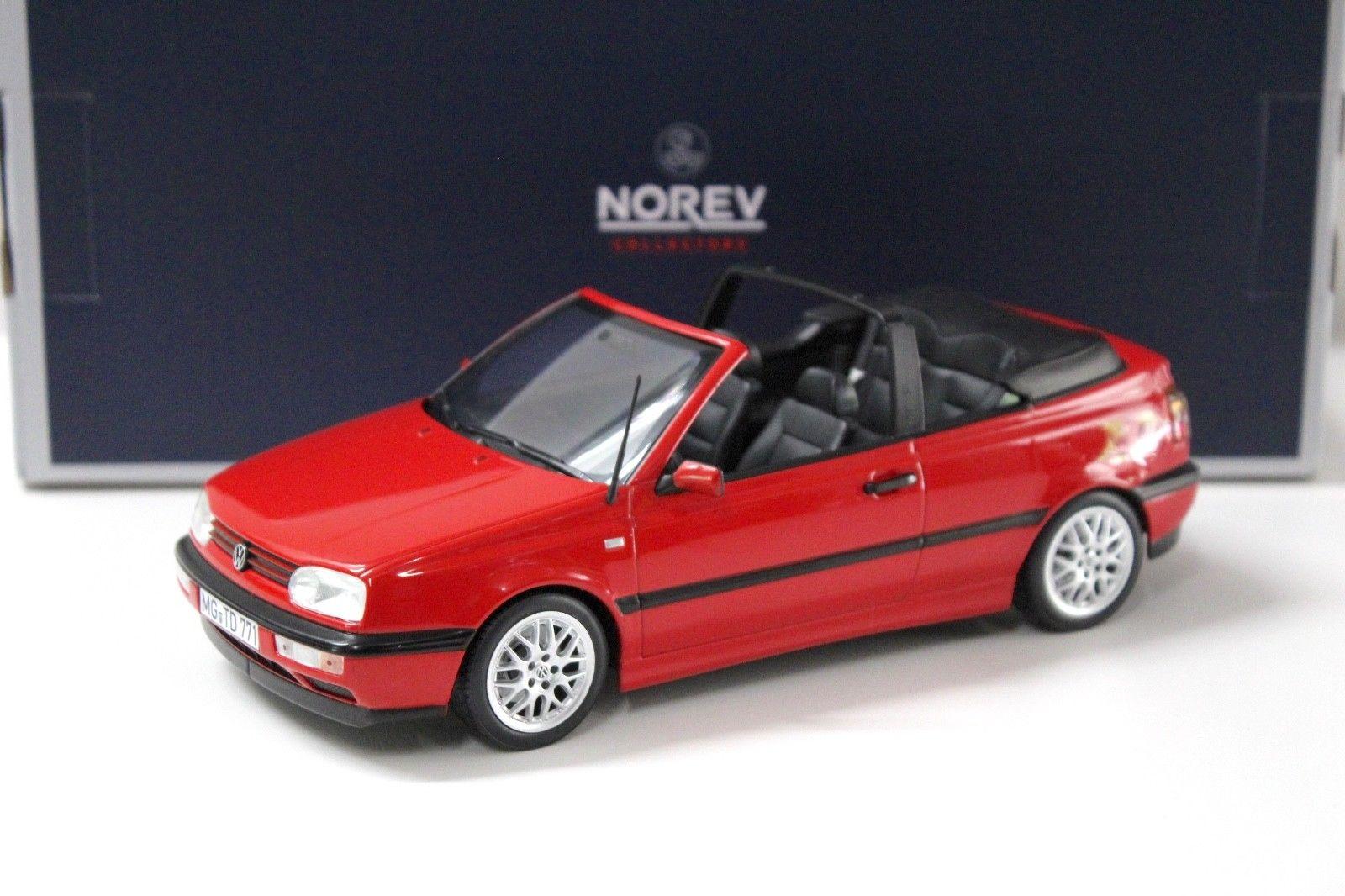 ID 44655 orig 1.jpg 1:18 Norev VW Golf 3 III Cabriolet red 1995