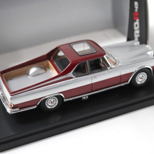 1:43 Schuco PRO.R43 Mercedes 600 Pick-up EL Benzo silver/ red