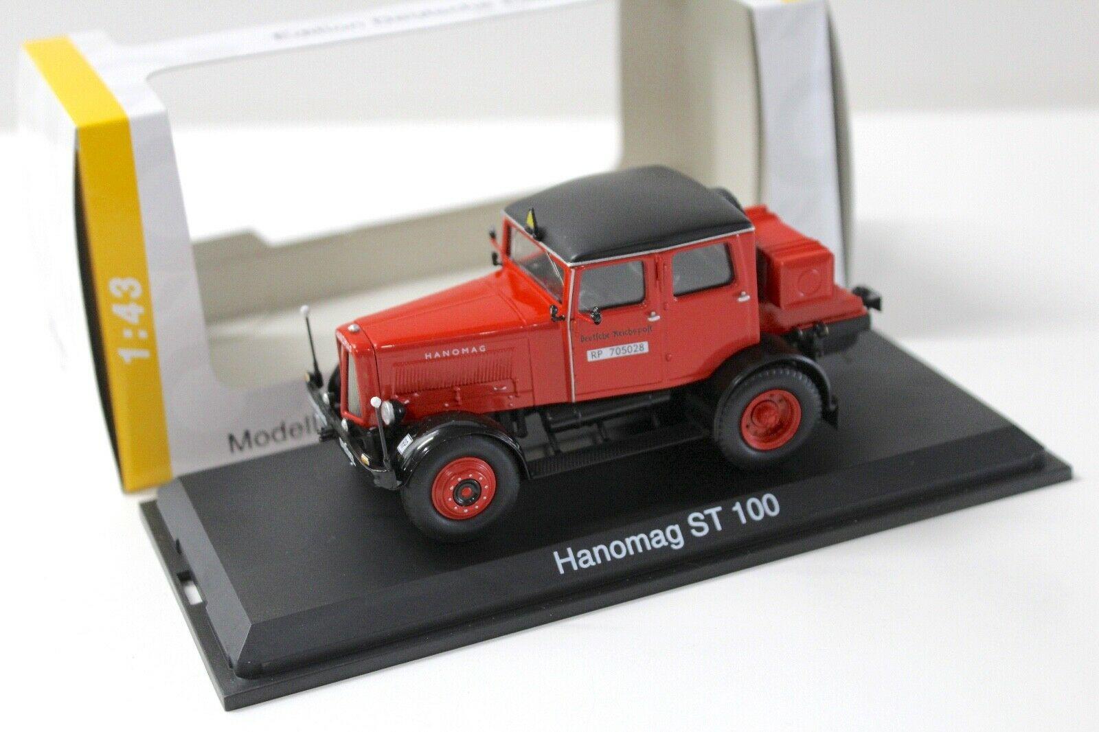ID 44978 orig.jpg 1:43 Schuco Hanomag ST 100 "Deutsche Reichspost" red POST Edition
