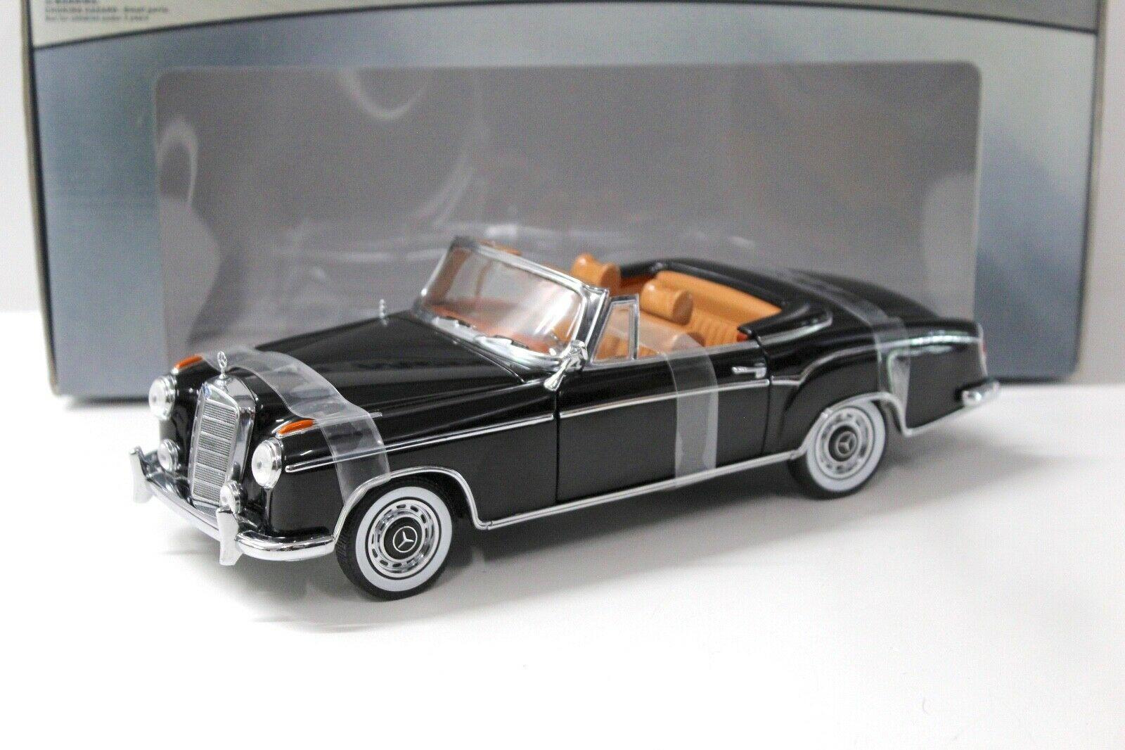 ID 45096 orig 1.jpg 1:18 Sun Star Mercedes 220SE Cabriolet black 1958