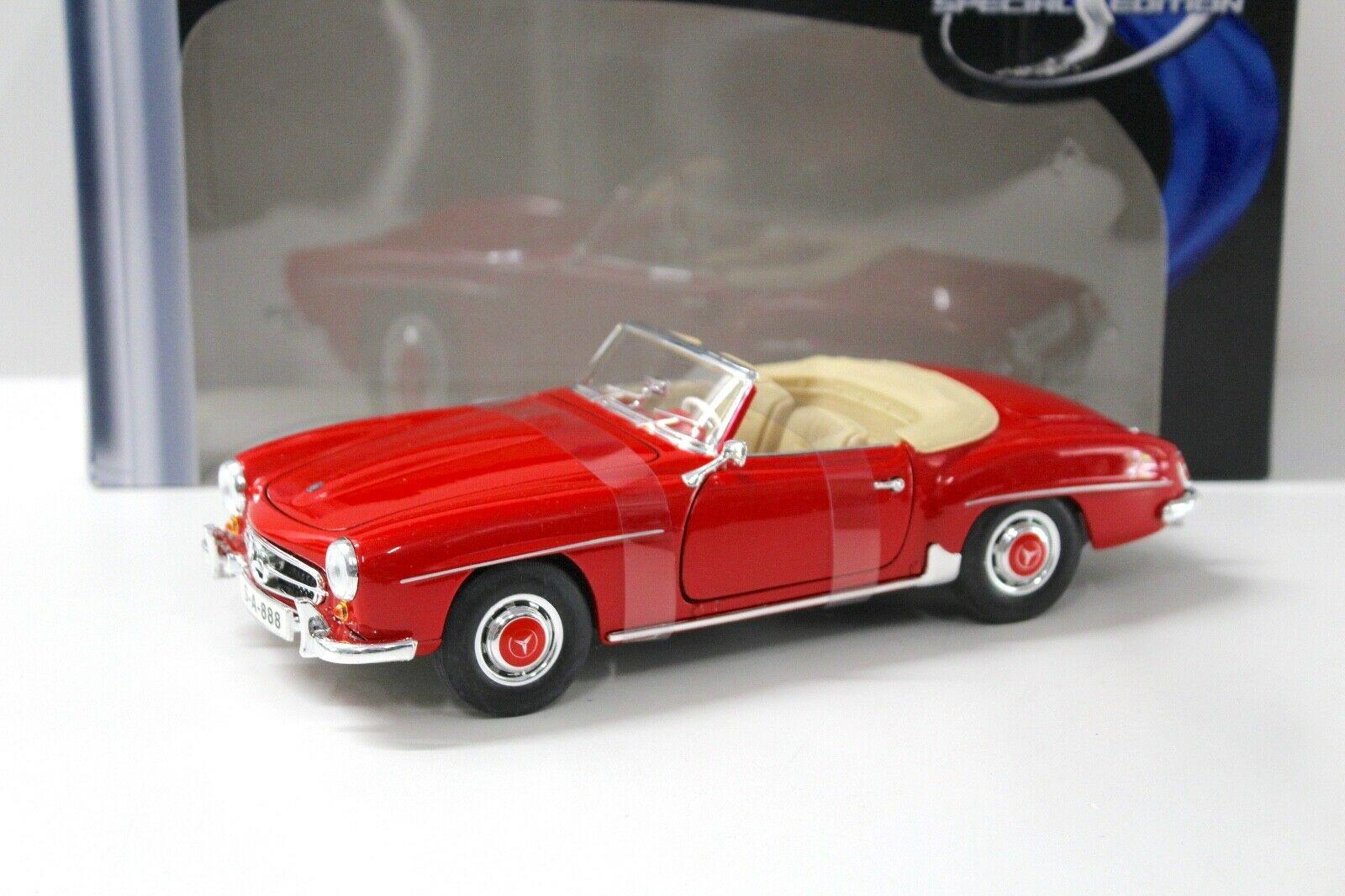 ID 45128 orig.jpg 1:18 Maisto Mercedes 190SL Cabriolet red 1955