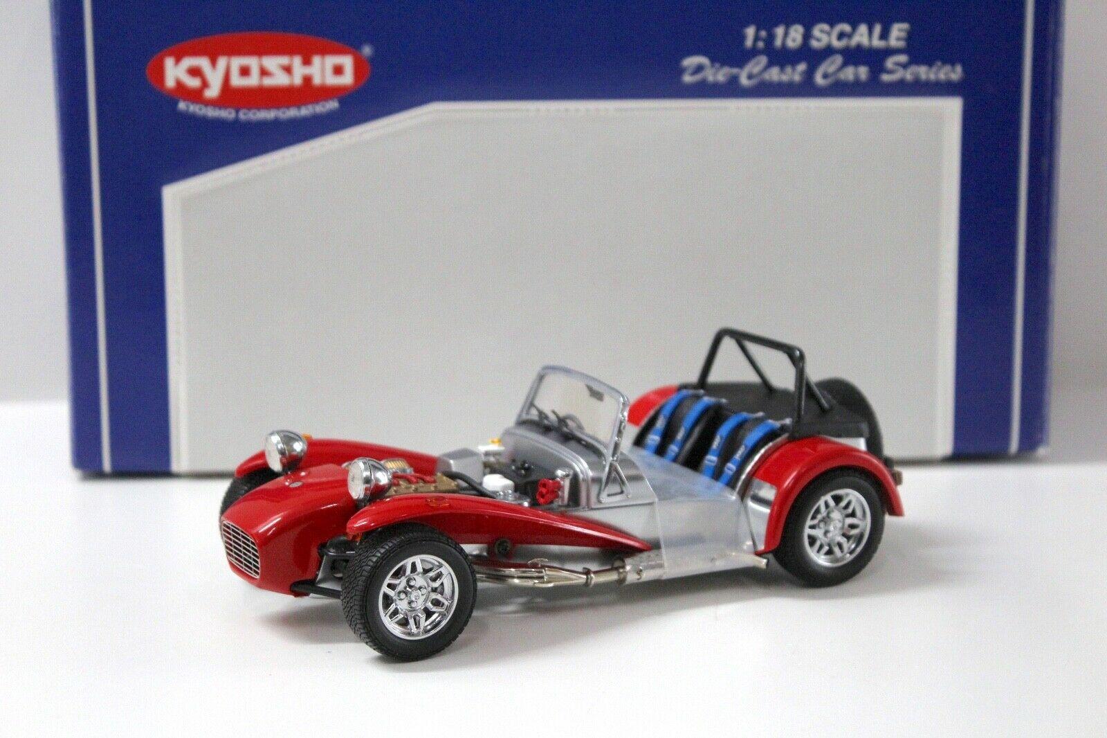 ID 45180 orig.jpg 1:18 Kyosho Caterham Super Seven red/ silver