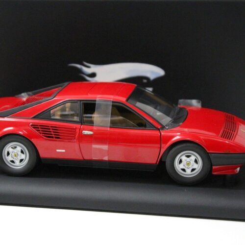 1:18 Hot Wheels SUPER Elite Ferrari Mondial 8 red *LEATHER BASE* - Image 2
