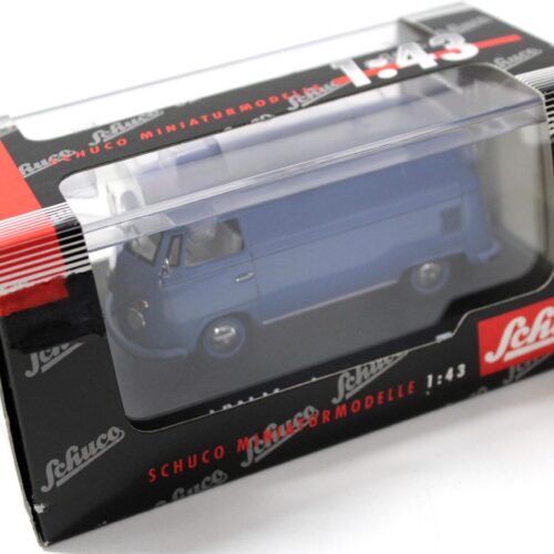 1:43 Schuco VW Bus T1 panel van blue - Image 3