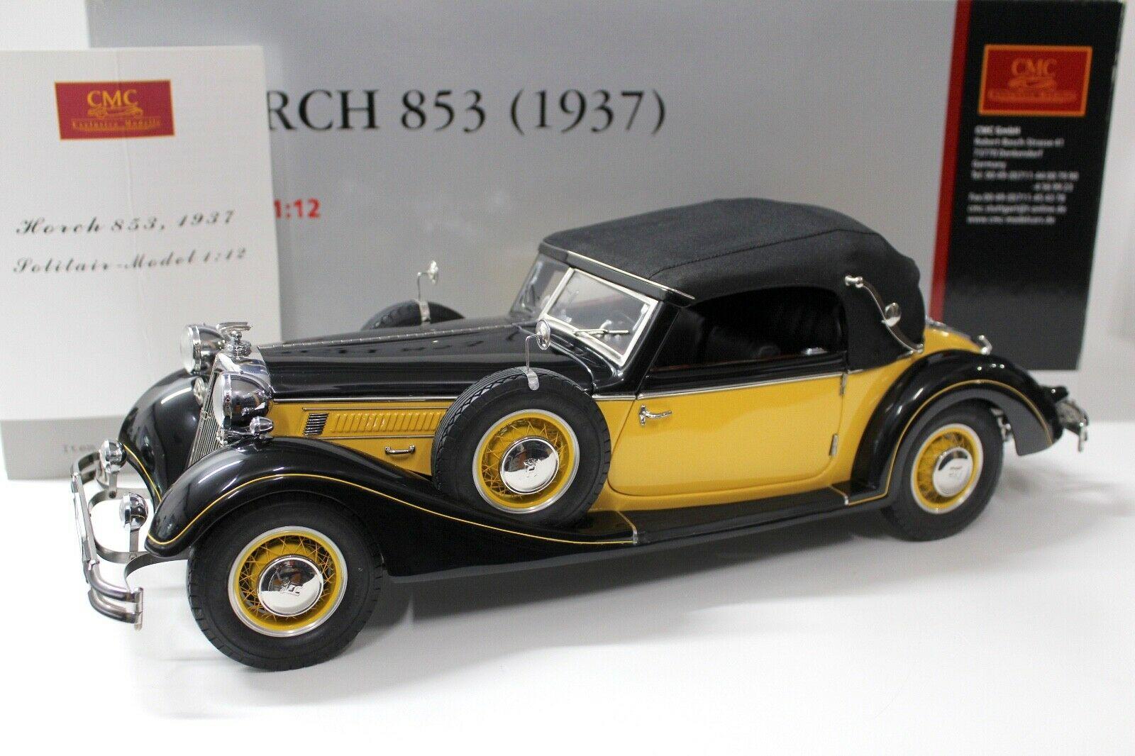 ID 45729 orig.jpg 1:12 CMC Horch 853 yellow/ black 1937 C-003