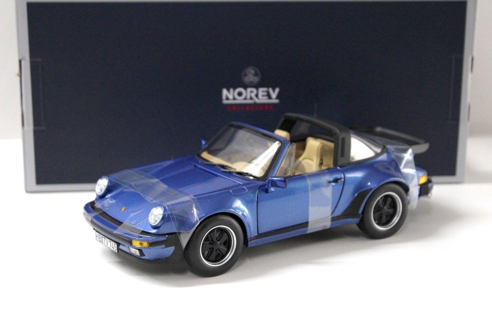 ID 45810 orig 2.jpg 1:18 Norev Porsche 911 Turbo Targa 3.3 blue 1987