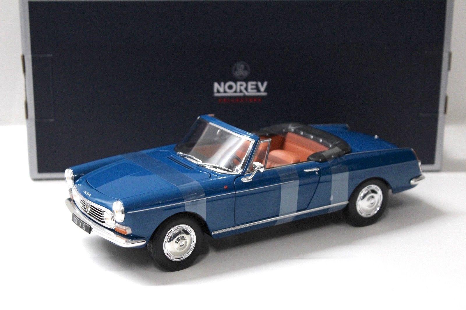 ID 45925 orig 1.jpg 1:18 Norev Peugeot 404 Cabriolet 1967 mendoza blue