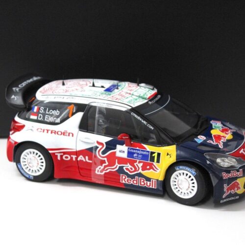 1:18 Norev Citroen DS3 Rallye WRC #1 Loeb Mexico 2011 Red Bull Racing