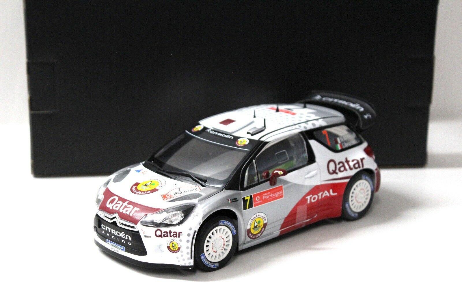 ID 46004 orig 1.jpg 1:18 Norev Citroen DS3 WRC Rally Portugal 2012 #7 Qatar