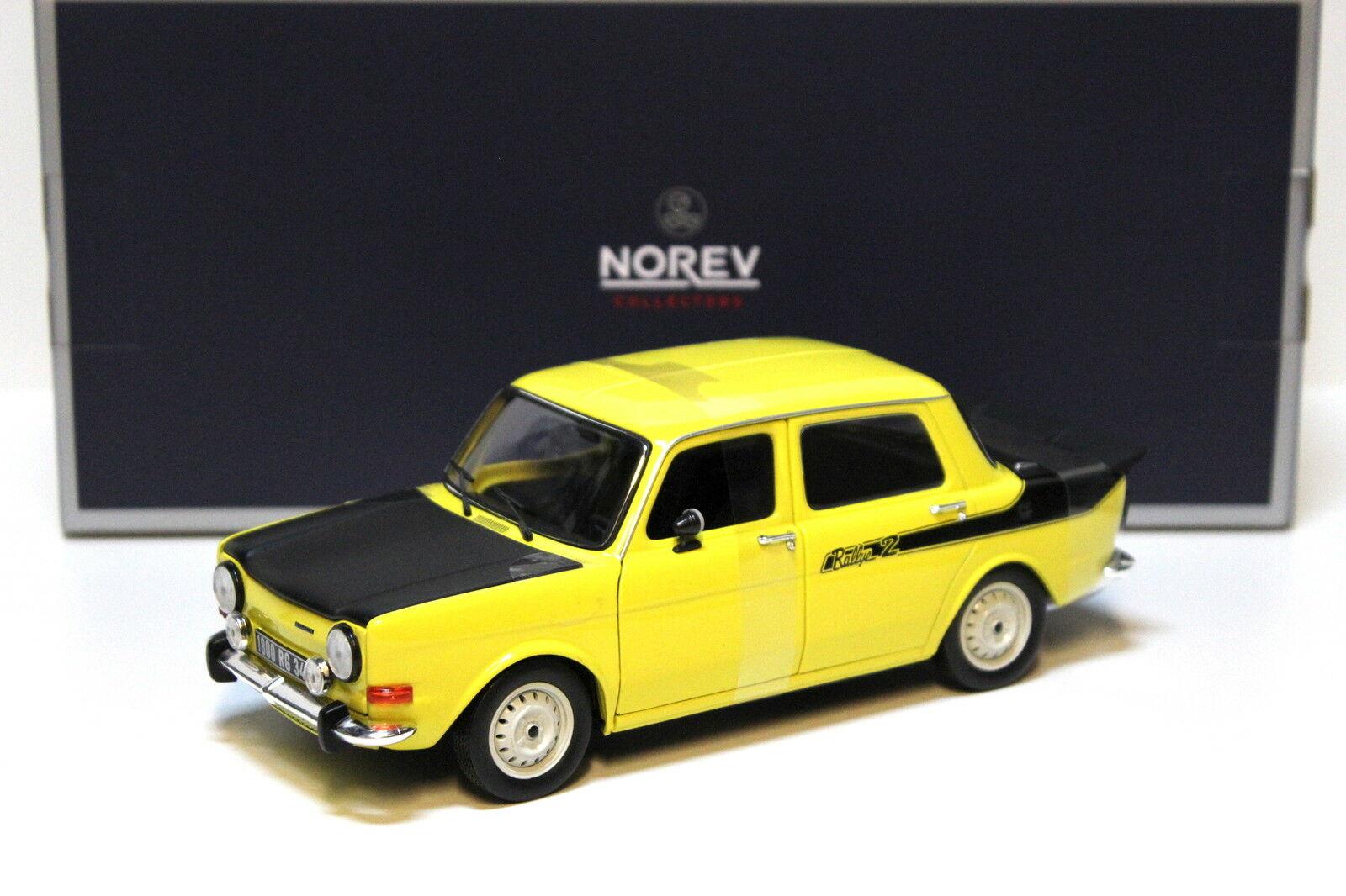 ID 46089 orig.jpg 1:18 Norev Simca 1000 Rallye 2 yellow 1976