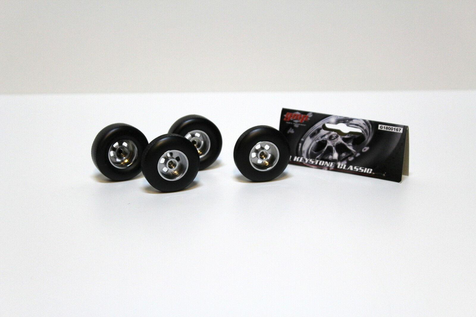 1:18 GMP Keystone Classic Wheel Set Räder Chrom 4pcs.