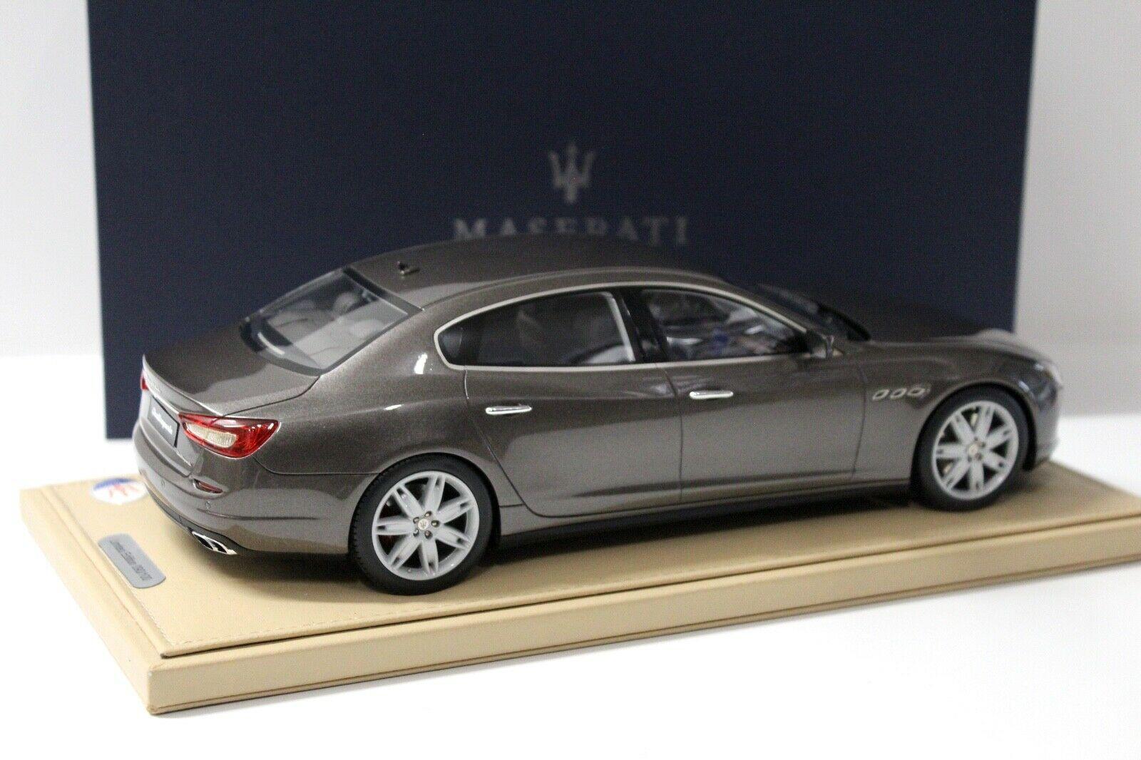 1:18 BBR Models Maserati Quattroporte Detroit Motor Show 2013 grey