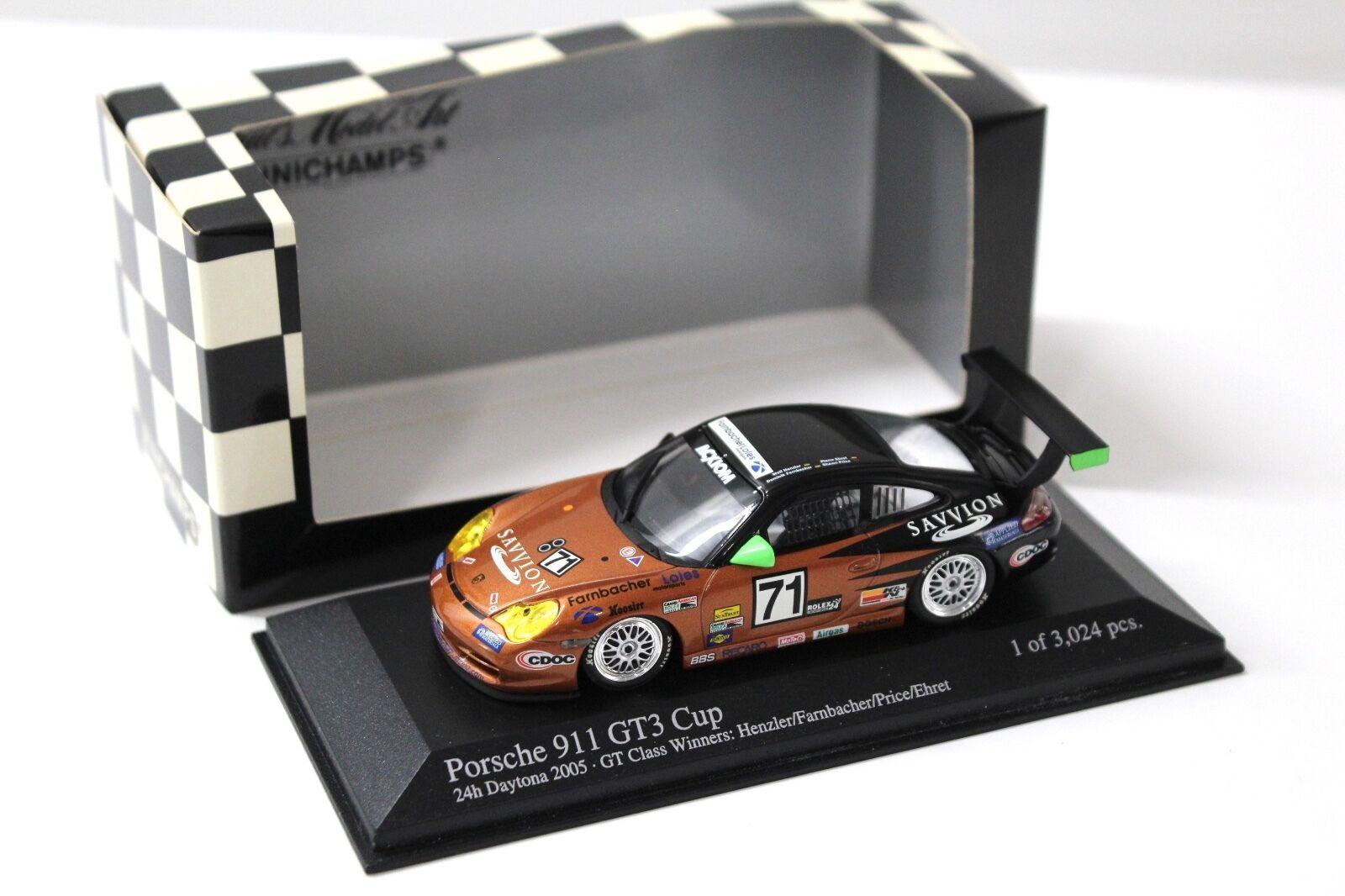 ID 46554 orig 1.jpg 1:43 Minichamps Porsche 911 (996) GT3 CUP Savvion #71