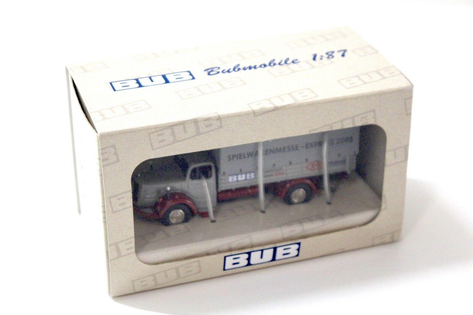 1:87 BUB Mercedes L6600 Spielwarenmesse Express 2005 red/ grey