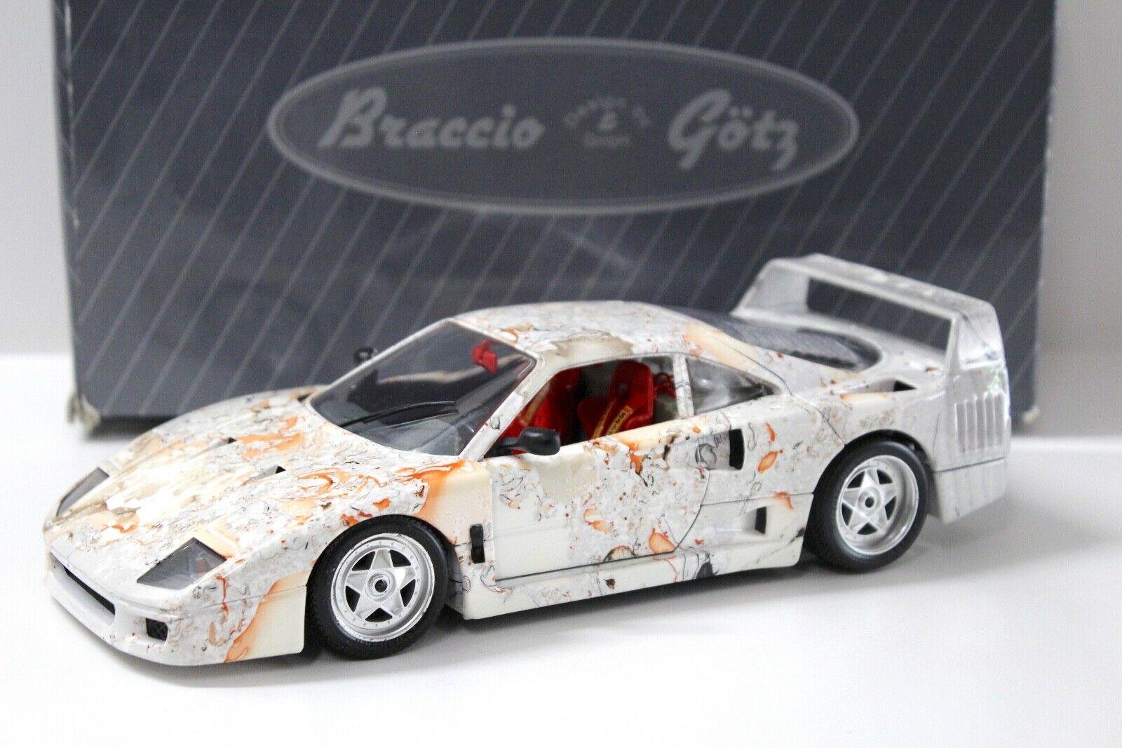 ID 46739 orig 1.jpg 1:18 Bburago Ferrari F40 Braccio & Götz "FANTASY" white