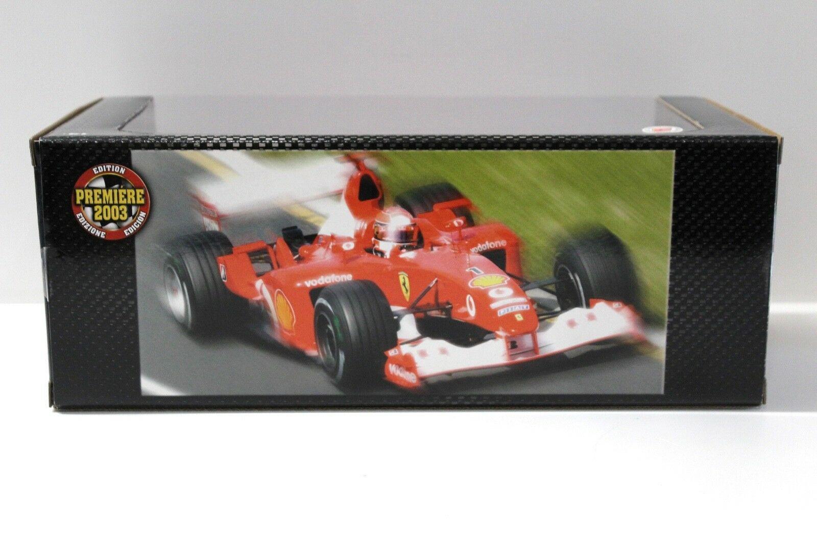 1:18 Hot Wheels Ferrari F1 F2003 PREMIERE EDITION 2003 M.Schumacher