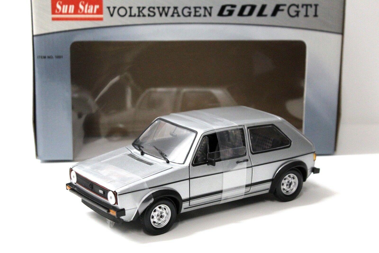 ID 46958 orig 1.jpg 1:18 Sun Star VW GOLF MKI 1 GTI silver