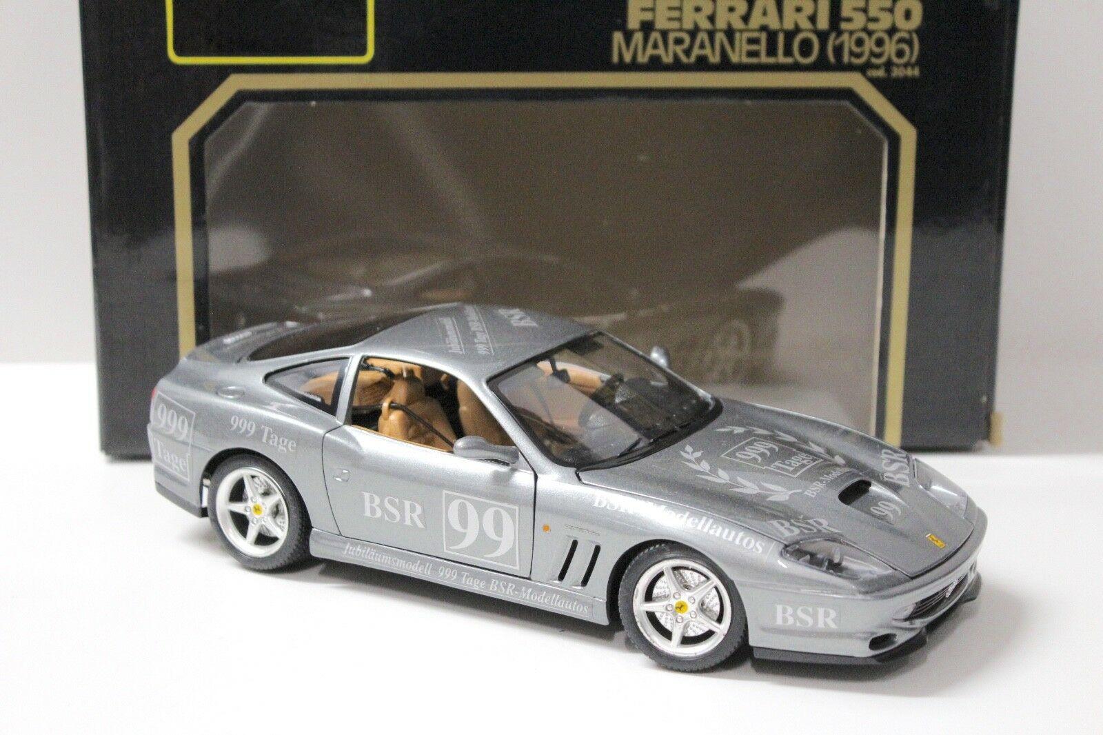1:18 Bburago Ferrari 550 Maranello "BSR" #99 grey