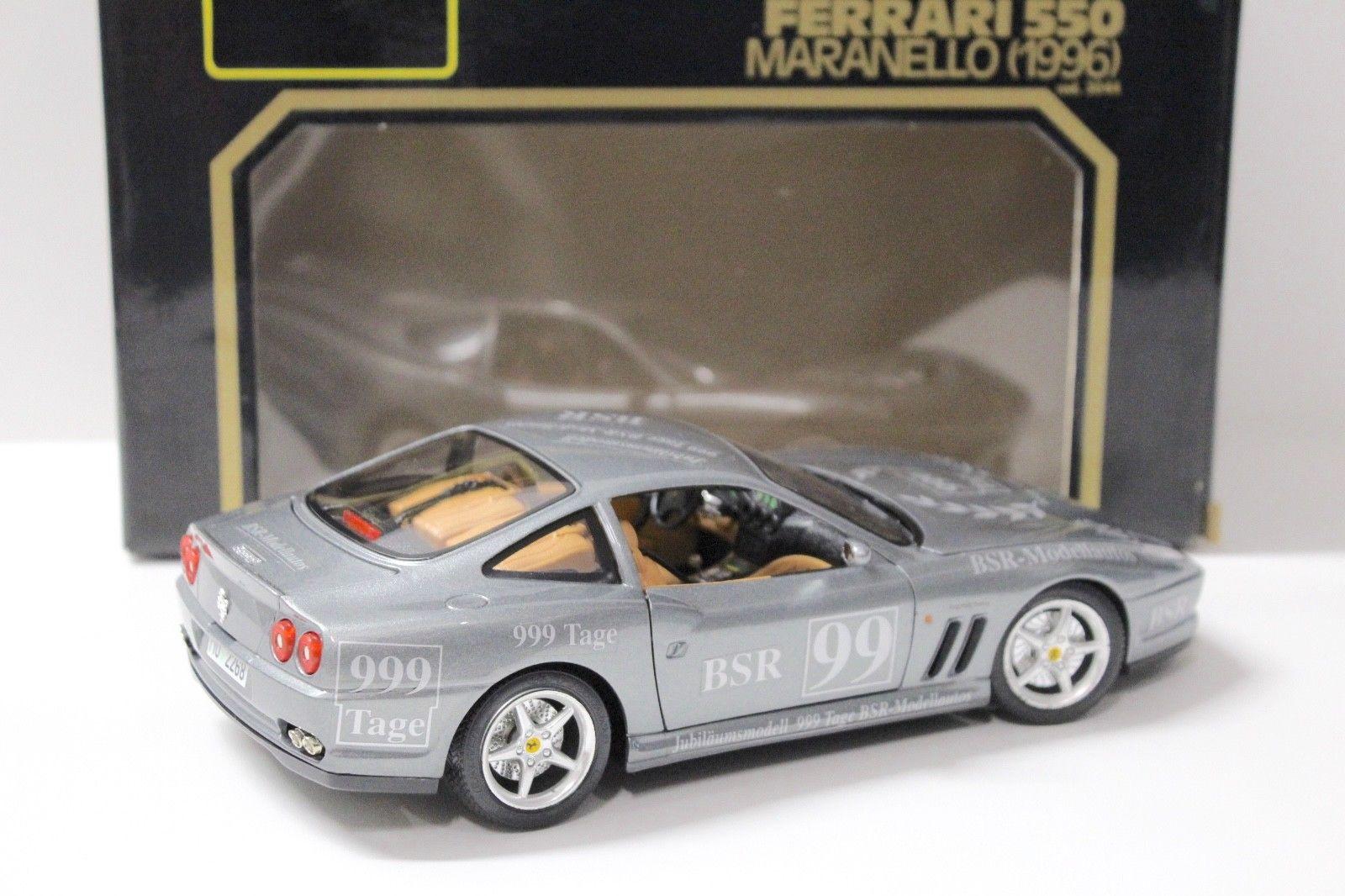 1:18 Bburago Ferrari 550 Maranello "BSR" #99 grey