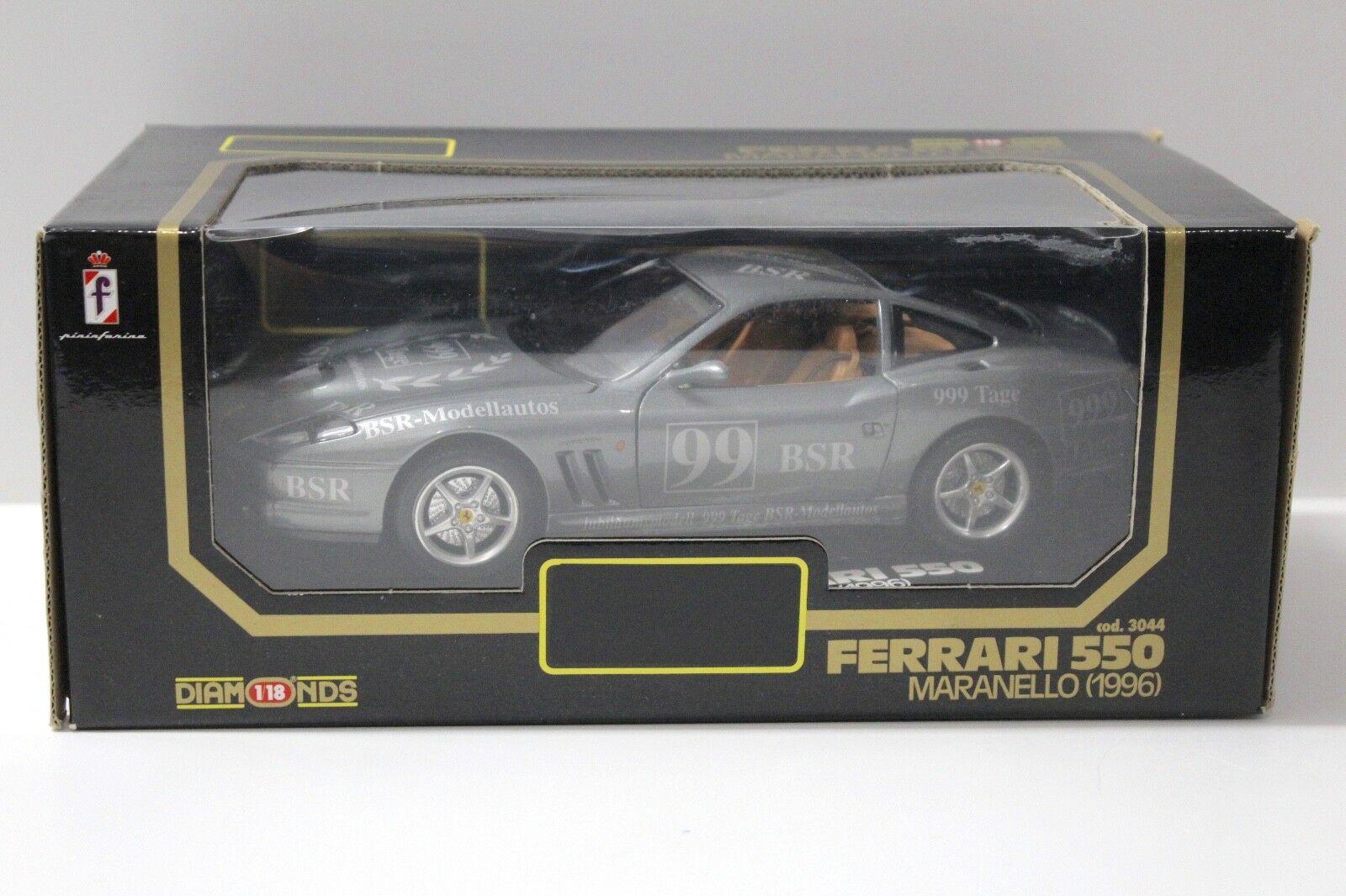 1:18 Bburago Ferrari 550 Maranello "BSR" #99 grey
