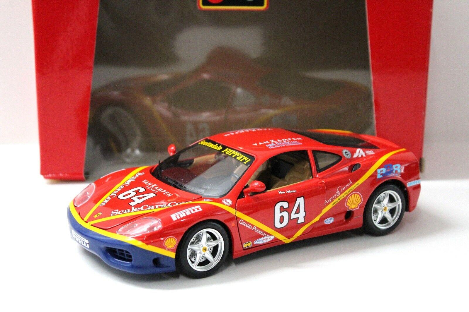 1:18 Bburago Ferrari 360 Modena Scottsdale #64 BBR EDITION red