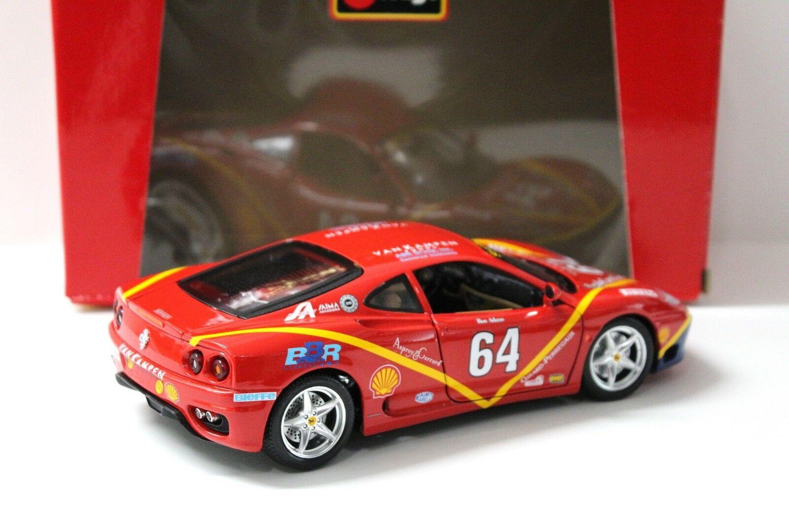 1:18 Bburago Ferrari 360 Modena Scottsdale #64 BBR EDITION red