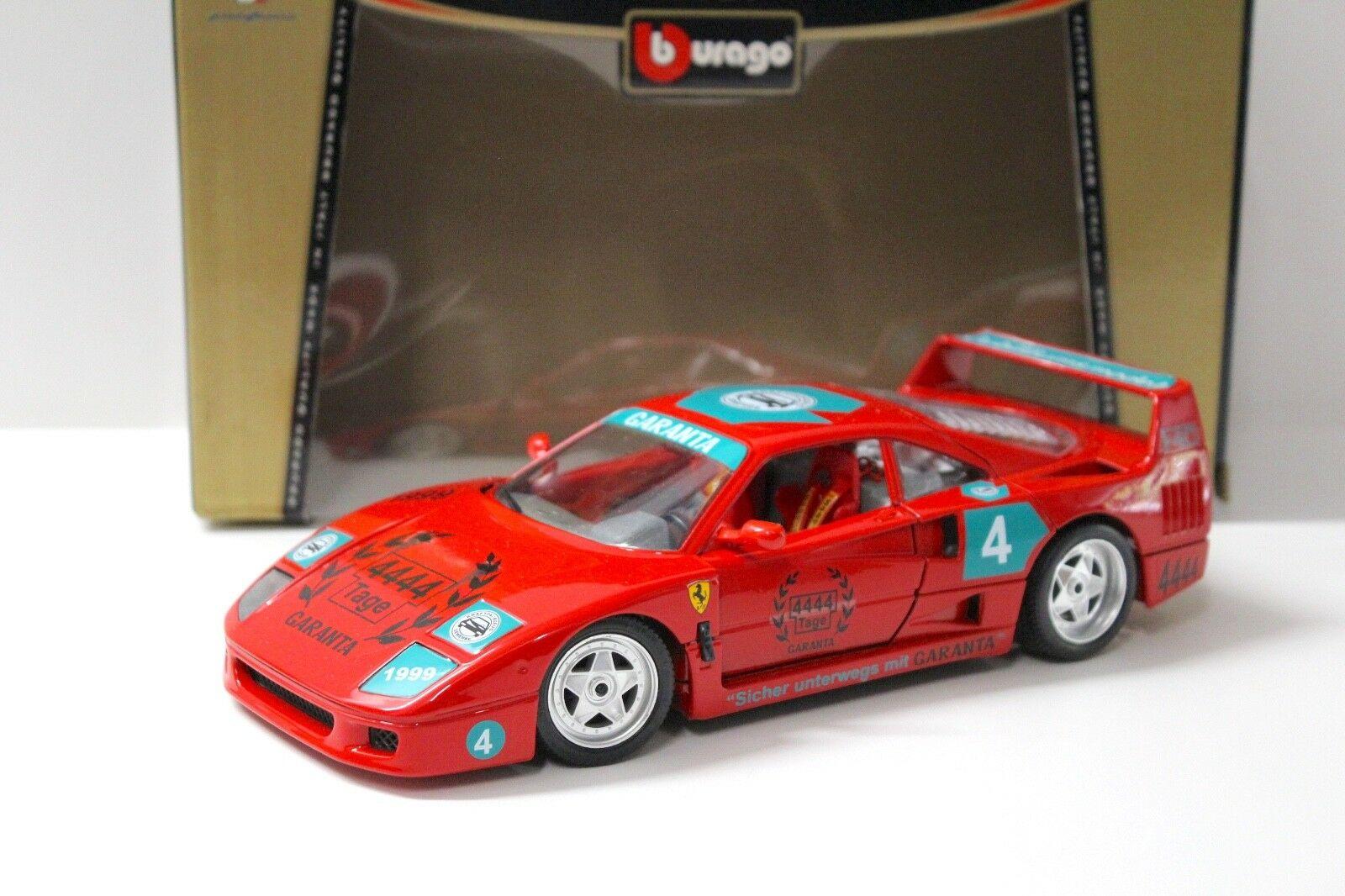 ID 47076 orig 2.jpg 1:18 Bburago Ferrari F40 "GARANTA" 4444 Tage red
