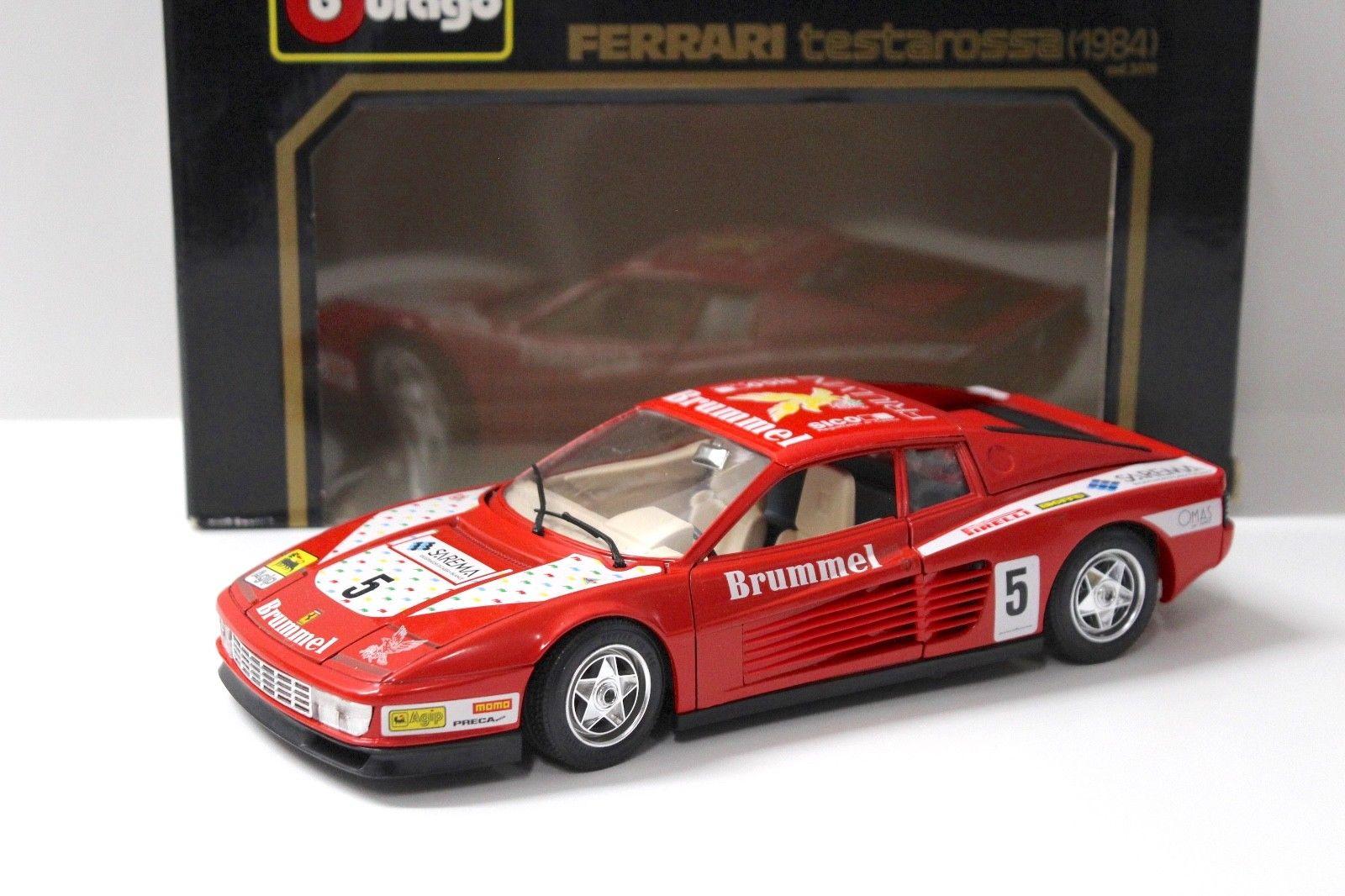 1:18 Bburago Ferrari Testarossa 1984 "BRUMMEL" #5 red