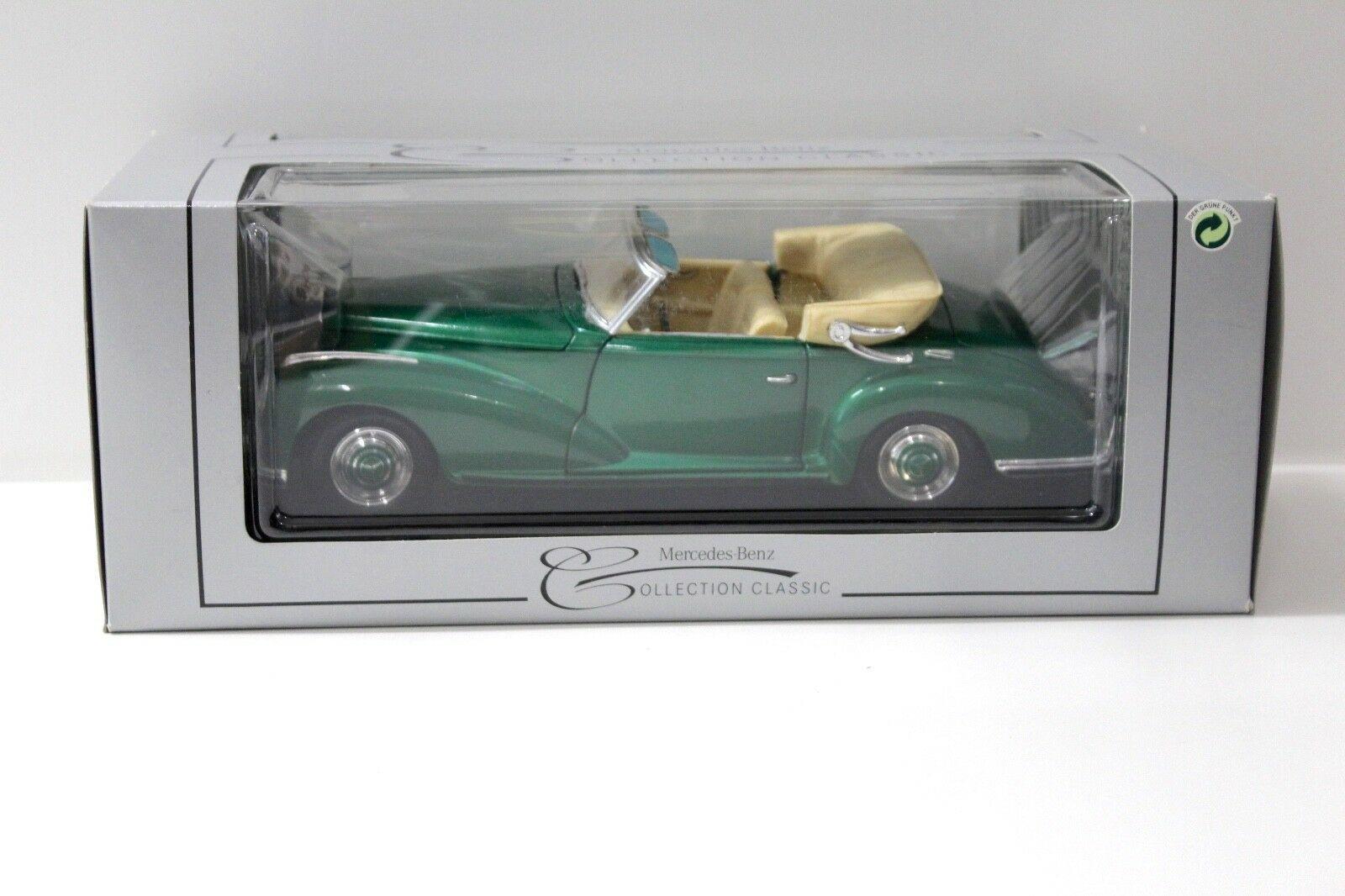 1:18 Maisto Mercedes 300S Cabriolet green DEALER VERSION