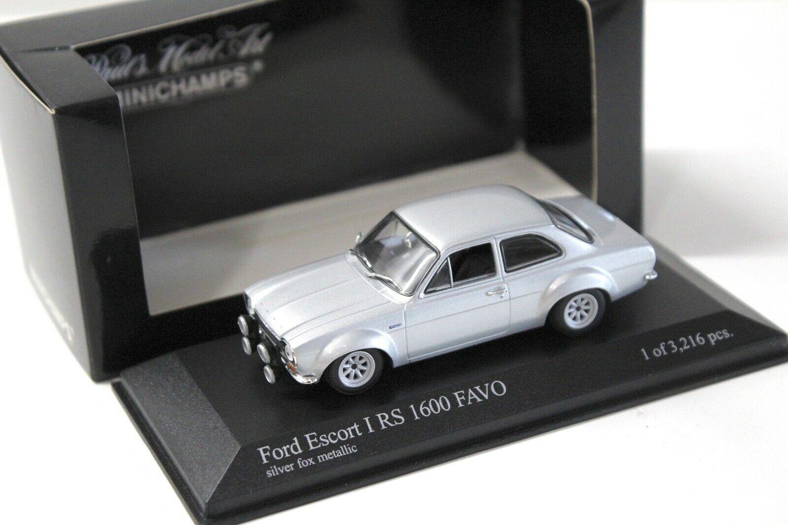 ID 47126 orig.jpg 1:43 Minichamps Ford Escort I RS 1600 FAVO silver