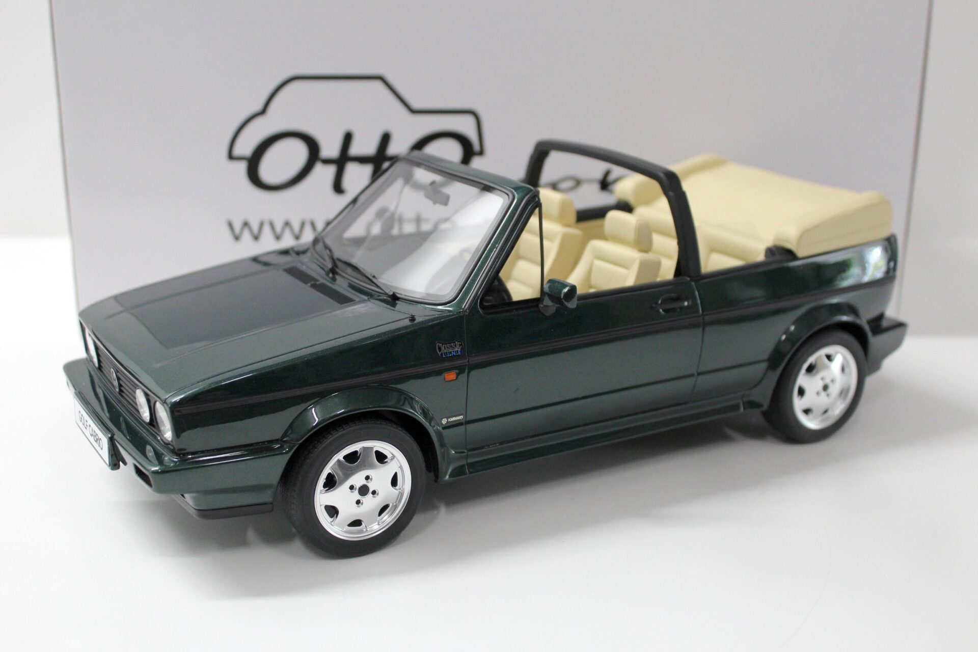 1:12 OTTO mobile G036 VW Golf 1 MK1 Cabriolet Classic Line green 1992