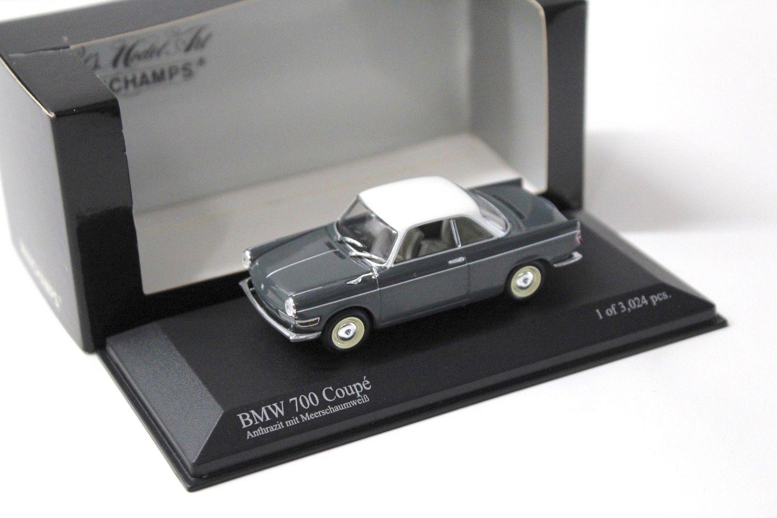 ID 47315 orig 1.jpg 1:43 Minichamps BMW 700 Coupe grey/ white
