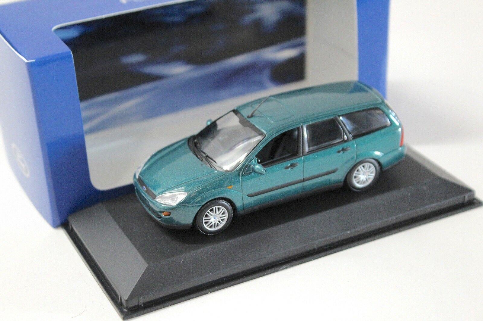 ID 47334 orig 1.jpg 1:43 Minichamps Ford Focus Turnier 1999 green DEALER VERSION