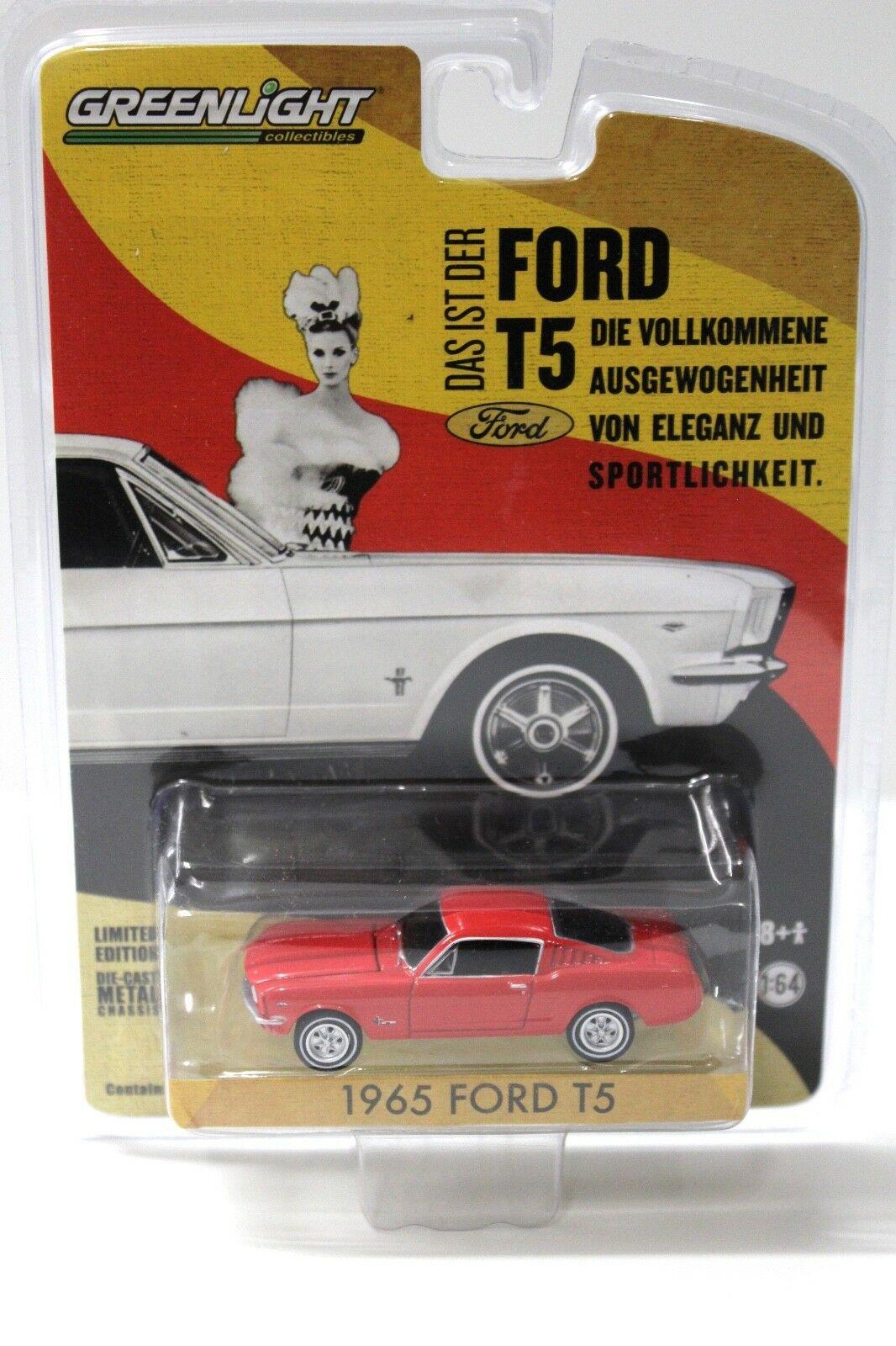 ID 47470 orig 1.jpg 1:64 Greenlight Ford Mustang T5 German Edition 1965 red