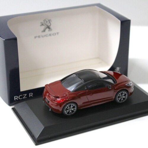 1:43 Norev Peugeot RCZ R Coupe red/black DEALER VERSION - Image 2