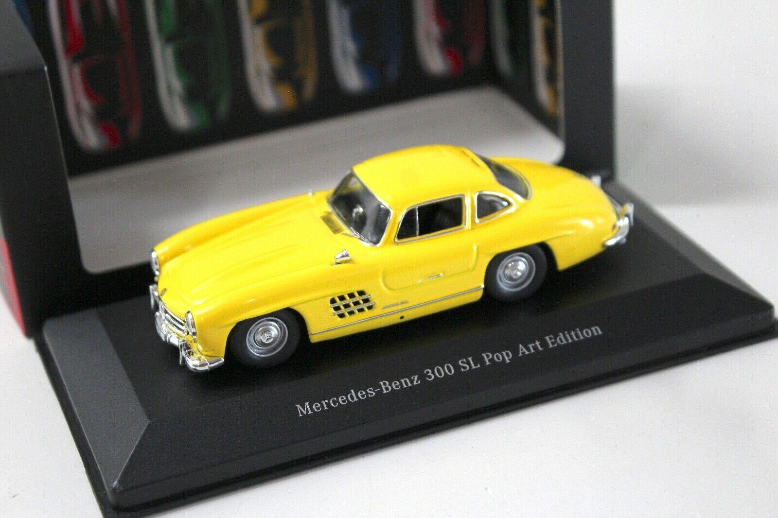 ID 47730 orig 1.jpg 1:43 Premium Collectibles Mercedes 300SL Pop Art yellow DEALER VERSION