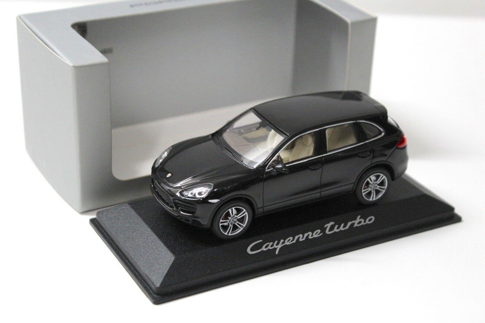 ID 48153 orig 1.jpg 1:43 Minichamps Porsche Cayenne Turbo black DEALER VERSION