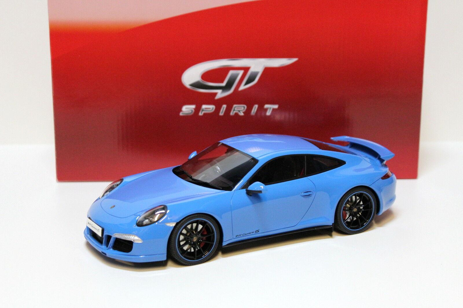 ID 48619 orig.jpg 1:18 GT Spirit GT085 Porsche 911 (991) Carrera 4S Aero blue