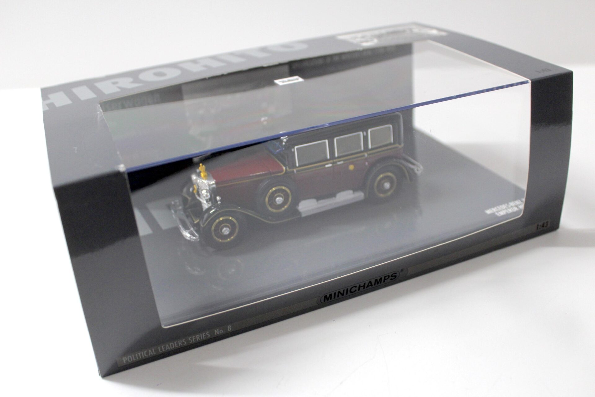 1:43 Minichamps Mercedes 770K Emperor Hirohito 1935 dark red/ black
