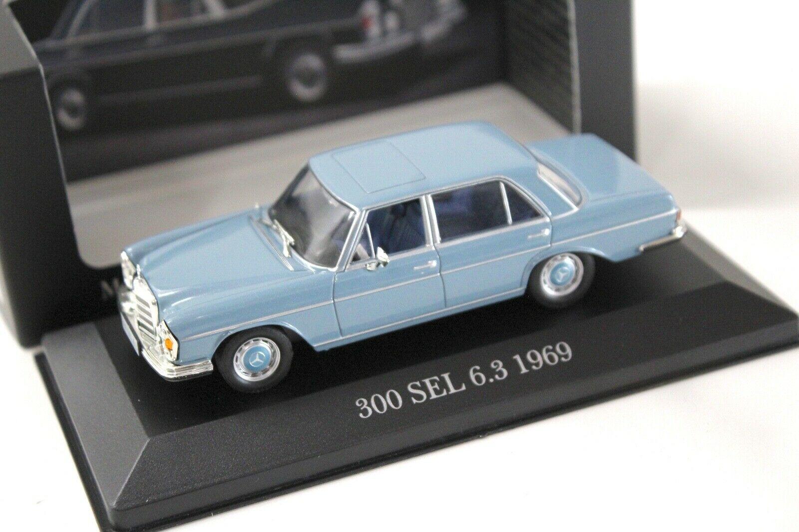 ID 48882 orig.jpg 1:43 Premium Collectibles Mercedes 300 SEL 6.3 blue DEALER VERSION