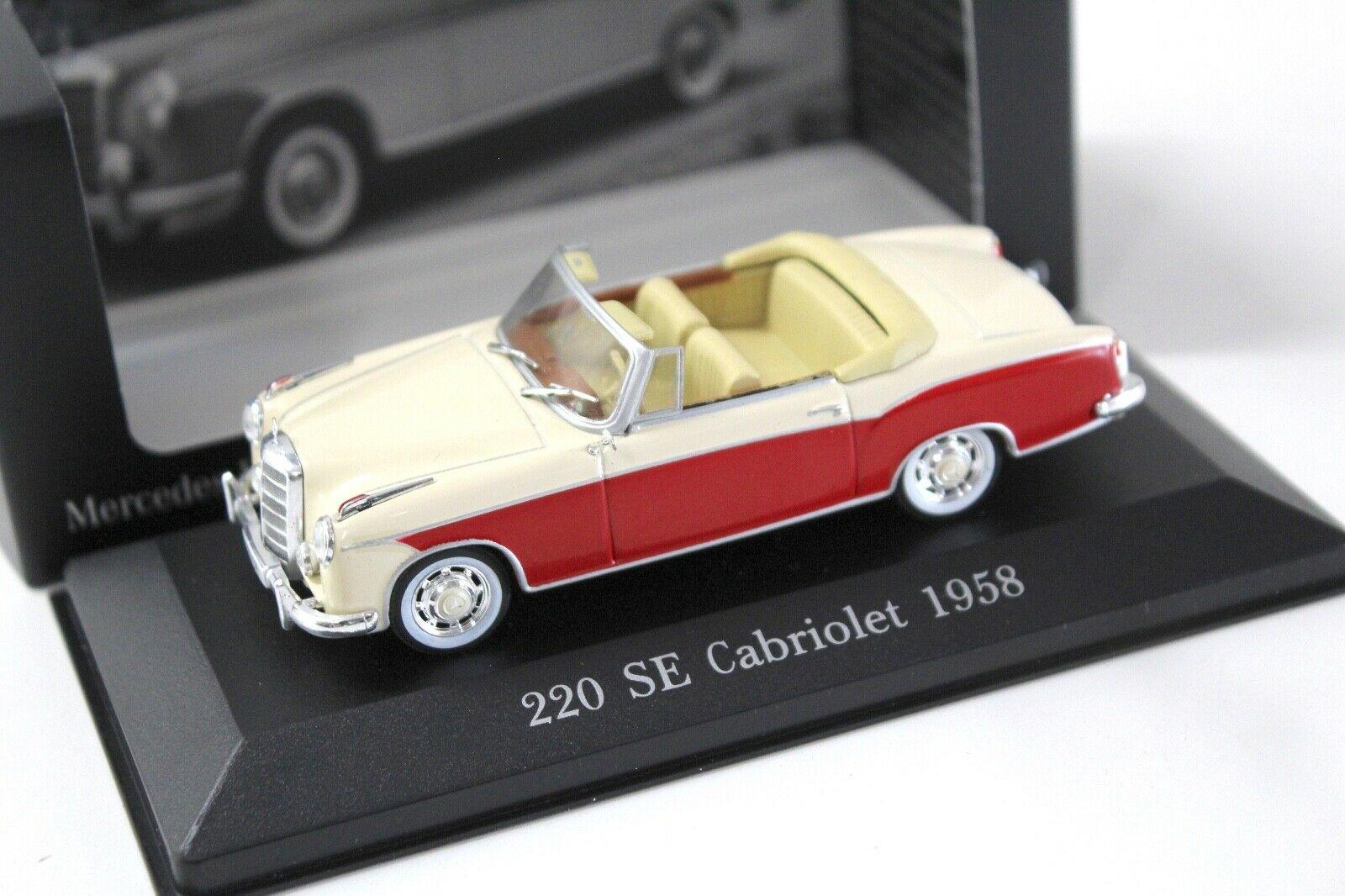 ID 48891 orig 1.jpg 1:43 Premium Collectibles Mercedes 220SE Cabrio beige DEALER VERSION