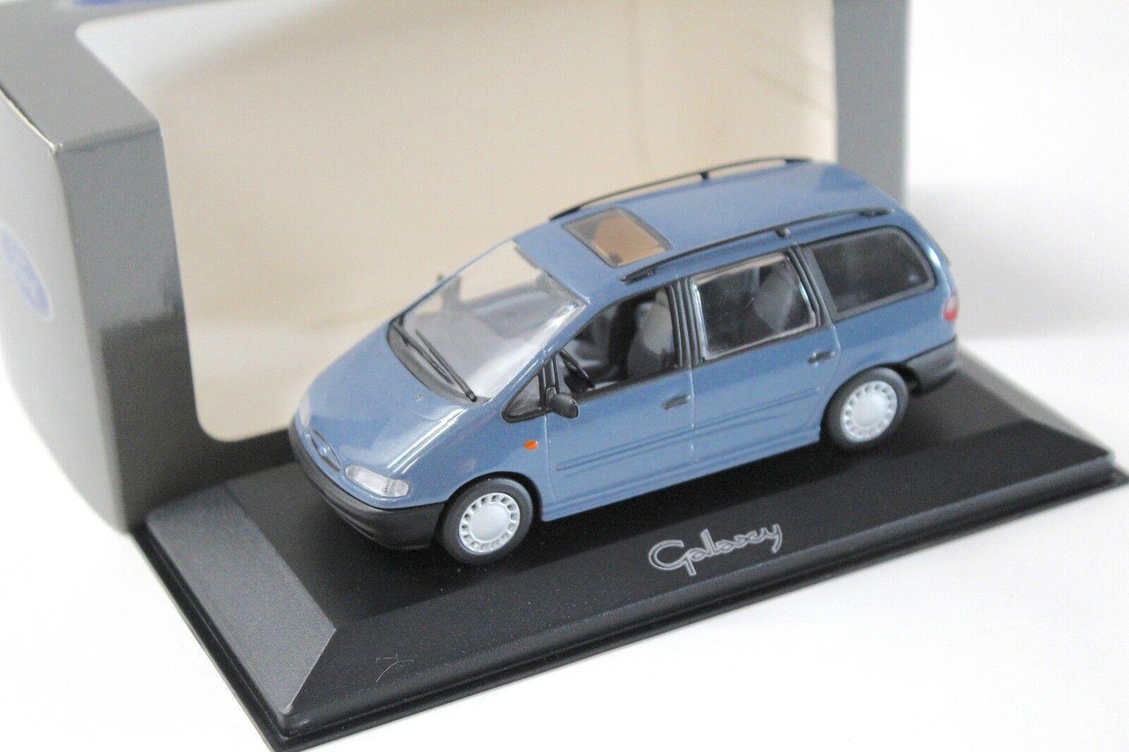 1:43 Minichamps Ford Galaxy 1995 grey-blue DEALER VERSION