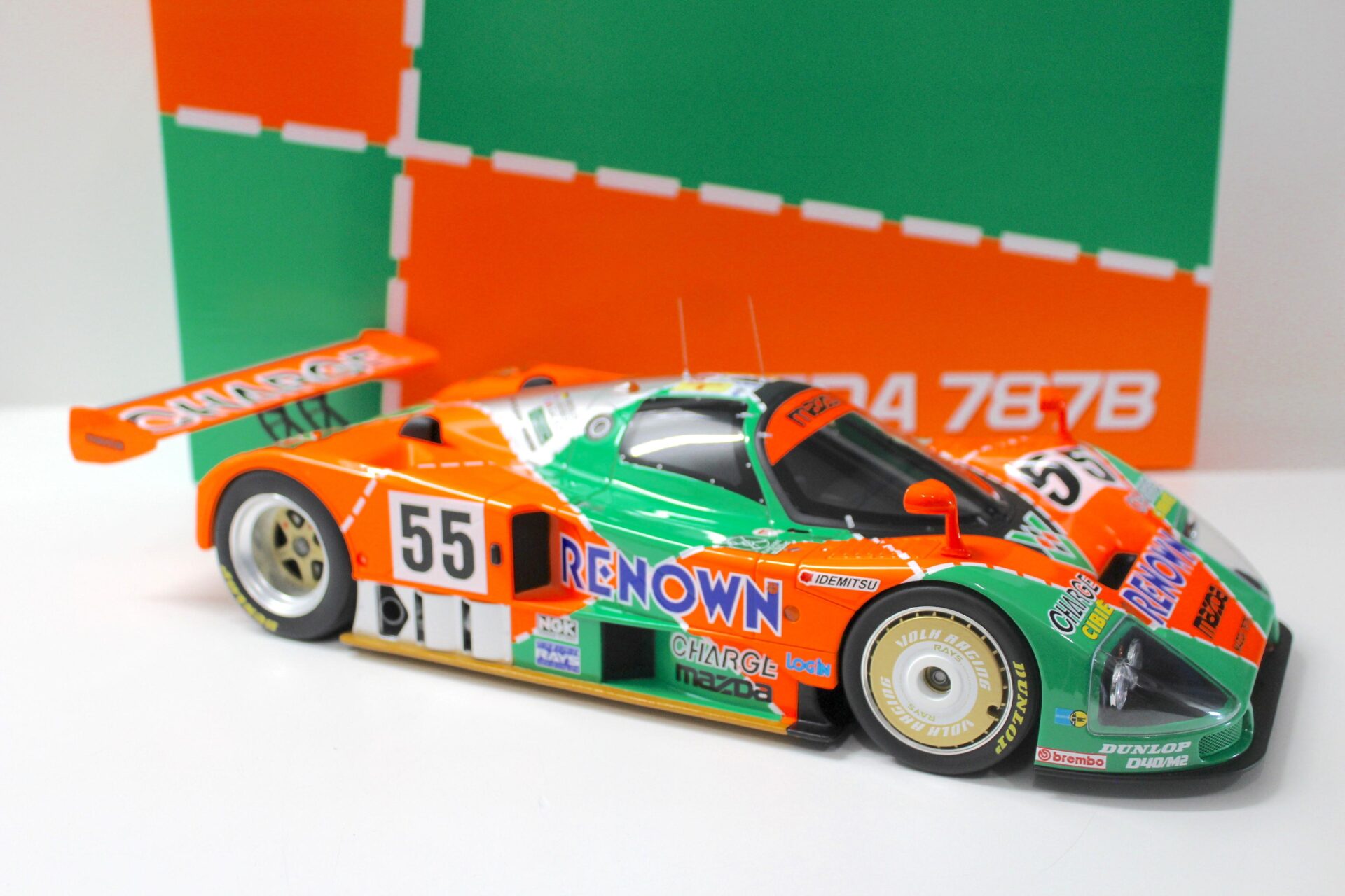 1:12 Kyosho Mazda 787B #55 Winner 24h Le Mans 1991 Weidler