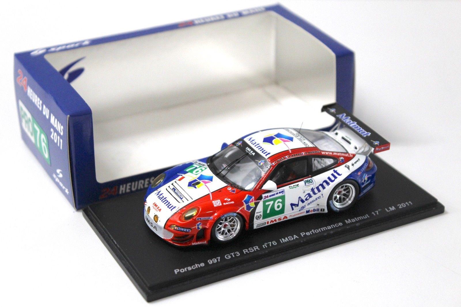 ID 49464 orig 1.jpg 1:43 Spark Porsche 911 997 GT3 RSR #76 IMSA Matmut LM 2011